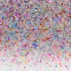 Ab Cuentas Redondas No Porosas de Vidrio Tintado Transparentes de Burbujas de Colores Hechas a Mano DIY Manicura Cuentas de Burbujas de Agua de Colores Burbujas Decorativas