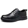 Sapatos Masculinos de Couro Sapatos Masculinos de Solado Macio Resistentes ao Desgaste Formais de Negócios Sapatos Derby Casamento Trabalho Deslocamento Sapatos Masculinos Dropshipping