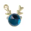 Versión Coreana del Colgante Yilu Te Tiene, Colgante Sencillo de Pequeño Ciervo, Cuernos Elegantes y Dulces, Accesorios y Joyería de Aleación de Ciervo