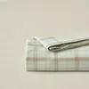 Hilo de Algodón Puro Teñido en Hilo Algodón Lavado Sábanas de Cama Algodón Simple Sin Estampar Suministros de Fabricante Sábanas para Cama Estilo Japonés Buena Calidad Sábanas al por Mayor