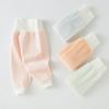 Pantalones de Terciopelo para Bebé Otoño e Invierno Pantalones Cálidos para Bebé para Niños y Niñas Pantalones de Otoño Engrosados Pantalón de Pana de Una Pieza Cintura Alta para el Vientre