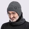 Gorro de invierno para hombre de mediana edad y mayor, cálido gorro de lana con protección para los oídos, grueso, de punto, para otoño e invierno, venta al por mayor