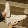 Zapatillas Blancas para Hombre, Zapatos Casuales Slip-On Bordados de Primavera y Otoño, Zapatillas Deportivas de un Solo Paso, Zapatos Nuevos de Moda para Hombre