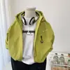 Chaqueta Cortavientos Infantil para Niños, Nuevo Estilo Primavera 2026, Cortavientos con Capucha para Niños, Estilo Fresco y Elegante Otoño-Primavera para Niños Pequeños