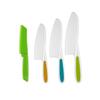 Utensilios de cuchillo de fruta de plástico no lastiman las manos jardín de infancia educación temprana especial juguete para niños juego de cuchillos de cocina fruta juego de tres piezas
