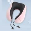 Reposacabezas de Coche Producto Alto Espuma Viscoelástica Rebote Lento Almohada para el Cuello de Coche Viaje de Larga Distancia Artefacto para Dormir Almohada en Forma de U para Coche