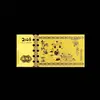 2025 Año del Serpiente Daji Color Dorado Metálico Sobre Rojo del Banco Billete del Zodiaco Serpiente Billete de Oro Conmemorativo Billete de Cien Dólares Caja de Regalo Vendida Regalos Festivos
