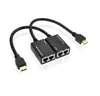Amplificador de cabo de rede HDMI para rj45 Extensor HDMI 30m HDMI cabo de rede duplo 30m Extensor de Rede