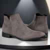 Botas Masculinas Transfronteiriças Tamanho Grande Botas Chelsea AliExpress Zíper Lateral Sapatos Masculinos Versátil Moda Botas de Cano Curto Masculinas Europeias e Americanas