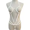 Lencería Sexy Mini Traje de Baño Traje de Baño de una Pieza Traje de Baño Sexy Transparente de una Pieza Bikini de Tres Puntos Traje Europeo y Americano