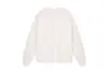 Moletom trendy estilo americano 260g com gola redonda, unissex, jaqueta moletom de caimento solto para primavera e outono, camisa cultural oversized com texto estampado