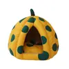 Nido para Gato Redondo Calabaza Cuatro Estaciones Universal Suministros para Mascotas Cerrado Engrosado Nido para Perro Casa para Gato Perro Pequeño y Mediano Venta al por Mayor