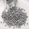 Cuentas de arroz de vidrio de alta calidad Oscuro Oscuro Cuentas redondas DIY Hecho a mano Casero Accesorios para collar pulsera con cuentas