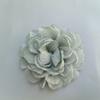 Nuevo gasa de borde quemado de gasa flor 20 colores organza rosa accesorios para ropa accesorios de broche joyería DIY venta al por mayor