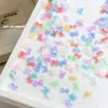 Mini Decoraciones Transparentes de Uñas con Moños Paquete Mixto 2026 Nuevo Transparente Blanco Rosa Coloridos Pequeños Moños Pedrería para Uñas Pequeños Accesorios