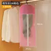 Funda Antipolvo para Peluca Transfronteriza Bolsa de Almacenamiento No Tejida Ventana Transparente Peva Bolsa de Almacenamiento con Colgador Bolsa Colgante para Peluca