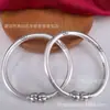 Pulsera de plata de calabaza Baifu para mujer, plata de ley 9999, estilo vintage, flor de ciruelo, abierta, plata pura, joyería de plata estilo chino, regalo de cumpleaños, regalo