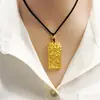 Colgante de Unicornio Chapado en Oro, Retención de Color Duradera, Collar de Bestia Auspiciosa de Aleación de Cobre, Estilo Pareja, Joyería Realista