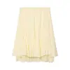 Comercio Exterior Transfronterizo de Aliexpress Verano 2026 Nuevo Estilo Suave Estilo Coreano Irregular Decorativo de Doble Capa Falda