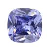 Huagang Gem Fertilizante Cuadrado Azul Tanzanita Zircón Piedra Desnuda Almohada Azul Tanzanita Zircón Piedra Principal de Anillo