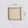 Ímãs de Geladeira DIY Festival de Bordado Dai Ímã de Geladeira Artesanal Acessórios Ímãs de Geladeira de Madeira Redondos DIY Moldura de Madeira Venda por Atacado Madeira de Choupo