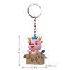 Dragón guardián del zodiaco año del dragón gran Ji Meng Pequeño Dragón cuchara llavero cadena de anillo bolsa de cadena colgante elección única pequeño regalo al por mayor