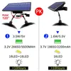 Nueva lámpara de pared solar impermeable para exteriores con control remoto, araña LED, luz para paisaje, patio, jardín, pasillo, comercio electrónico transfronterizo