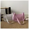 Bolso de Charol Brillante de Nicho con Lunares para Mujer 2026 Nuevo Estilo Moda Versátil Bolso de Viaje Bolso de Hombro Único Super Caliente