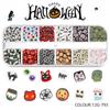 Halloween Nail Art Soft Pottery Lantejoulas Maquiagem Nail Art Lantejoulas Jóias Abóbora Bruxa Fantasma Crânio Glitter Pó