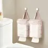 Bolsa colgante para almacenamiento de papel higiénico en el hogar, bolsa de pañuelos colgante para dormitorio, baño, cocina, sala de estar, bolsa de almacenamiento de pañuelos