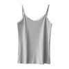 Regata Camisola Feminina de Modal, Peça de Roupa sem Mangas para Usar por Cima, Camisa Base Profissional Branca e Preta, Camisola de Modal