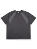 Camiseta Retro de Manga Corta Nanxia Estilo Americano, Transpirable y de Secado Rápido para Verano, Bloques de Color Frescos, Ropa Deportiva