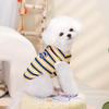 Chalecos de Punto con Rayas de Colores para Perros y Gatos, de Primavera y Verano, de Aspecto Elegante, Cómodos, Transpirables y Lindos, Ropa para Mascotas