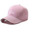 Chapéu Feminino Primavera e Outono Novo bordado montanha sol chapéu versátil casual boné de beisebol estilo coreano boné repicado para homens com aparência de rosto pequeno