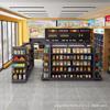 Estante de Exhibición de Supermercado de un Solo Lado Confiable Montado en Pared de Metal Multicapa Supermercado Tienda de Conveniencia Gabinete de Exhibición para Bebidas y Snacks