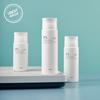 Rongben 130ml Frasco Tubo de Limpeza Facial 100ml Frasco Squeeze Frasco Plástico PE 30ml Frasco de Creme para Mãos Branco em Estoque