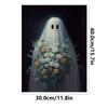 YGHA043-056 Cross Border Halloween Ghost Poster Luminous Wall Stickers Decoração de férias Horror Luminous Wall Stickers