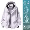 Luo Tu mismo estilo conjunto de 3 en 1 a prueba de viento e impermeable para mujer 0.05 kg pieza conjunto de hombre Sichuan Oeste marco pequeño chaqueta de montañismo 26