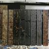 Escuro brilhante imitação mármore textura rodapé linha de estar sala de estar linha de onda linha reta pé linha de canto borda pressionando linha