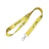 Lanyard para teléfono móvil de poliéster de color caliente de fábrica, cuerda para colgar certificados, cuerda para certificado de marca de exposición, venta al por mayor