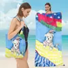 Mochila y Bolso de Hombro Toalla de Playa Dos en Uno, Toalla de Microfibra Impresa Digitalmente, Toalla de Baño para Juegos Acuáticos en Vacaciones de Playa