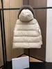 Chaqueta de Plumas Popular para Mujer de Alta Calidad, Nueva, Estilo Muñeca, con Cuello de Piel, en Stock