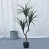 Amazon Transfronterizo Sangre de Dragón Artificial Madera de Hierro Hotel Paisajismo Plantas en Maceta de Interior Decoraciones Fabricante Hecho a Medida Plantas Verdes Flores Artificiales