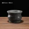 Queimador de Incenso Redondo de Pedra Queimador de Incenso de Pedra Ornamento Esculpido em Pedra Suprimentos Templo Salão Ancestral Queima de Incenso ao Ar Livre