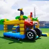 Castillo Hinchable Cuadrado para Niños Puesto Hinchable Cama Elástica Hinchable Centro Comercial Parque Interior Castillo Travieso Trampolín de Aire