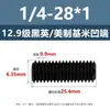 Tornillos de Fijación con Cabeza Avellanada Estándar Británico y Americano Grado 12.9, Tornillos Sin Cabeza de Allen, Tornillos de Fijación para Máquina 2 # 4 # 1/4