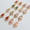 Aretes de Perlas con Borde de Cristal en Forma de Gota Estilo Palacio Vintage Collar Material con Retención de Color Pasador de Pelo Accesorios de Paso Agitado