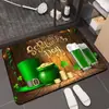 Tapetes de Cocina de Tierra de Diatomeas de Pascua, Antideslizantes y Absorbentes de Agua, con Diseños de Conejos y Huevos, Venta al por Mayor de Fábrica, Tapetes de Cocina Transfronterizos