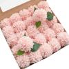 Hortensia de espuma transfronteriza, bola de dalia para boda, crisantemo, rosa falsa con varilla, decoración de boda DIY con flores.