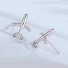 Comércio exterior conjunto de joias quentes combinação micro diamante zircônia anel de avião colar brinco pulseira pulseira fornecimento